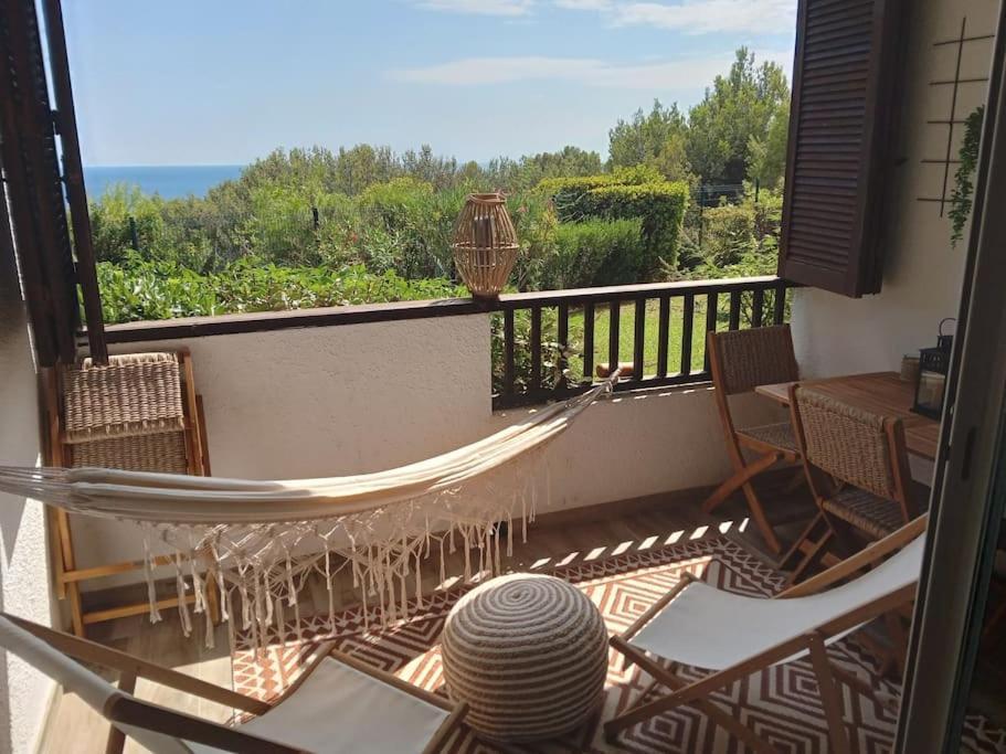 Superbe Appartement Piscine, Tennis, Vue Mer Et Decore Avec Gout Cassis Eksteriør bilde